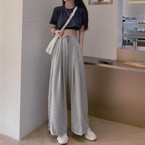 PKSAQ Women's Trousers Harem Pants