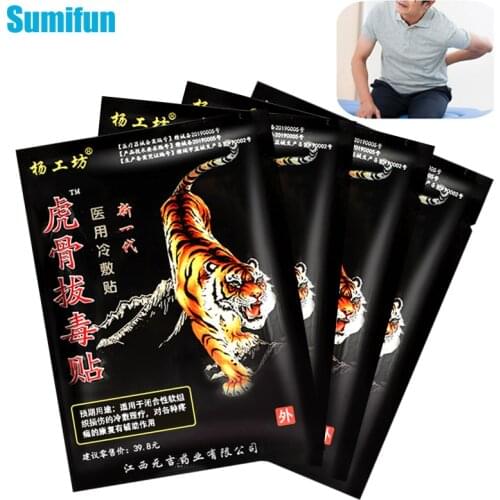 8/32 Pcs Sumifun Tiger Plaster Pain Relief Patch Joint Neck Back Lumbar Spine Muscle Arthritis Chinese Medical Massage Plaster