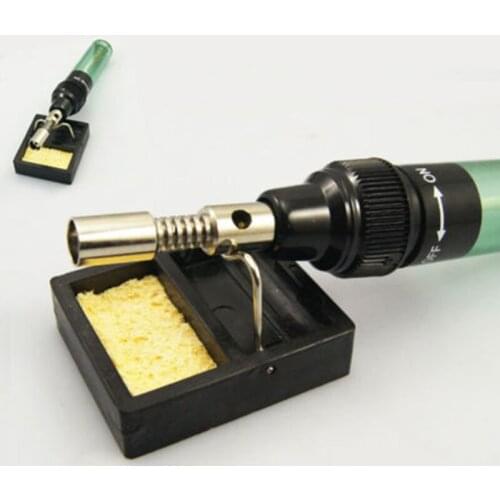 Electric Soldering Iron Stand Holder Gas Welding Pen Support Base With Cleaning Sponge Pads Solder Tools