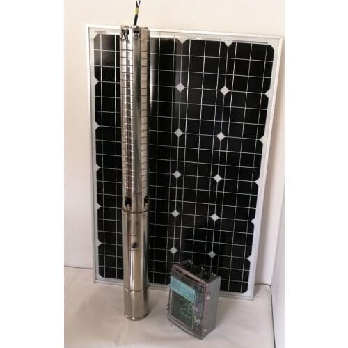 4 inch max 156m solar submersible water pump for irrigation high head solar water pump for deep well solar submersible pump