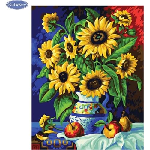 Full,Diamond Embroidery,5D,Diamond Painting Yellow Sunflower,Cross Stitch,3D,Diamond Mosaic,Needlework,Crafts,Christmas,Gift