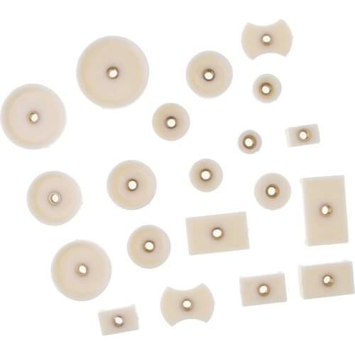 20pcs Plastic Watch Back Press Presser Dies (18mm-50mm) for Watch Presser Watchmaker Repair Tool