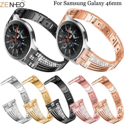 For Samsung Galaxy Watch 46mm watches strap womens bracelet wristband Replacement for Gear S3 Frontier Classic Watch Band belt