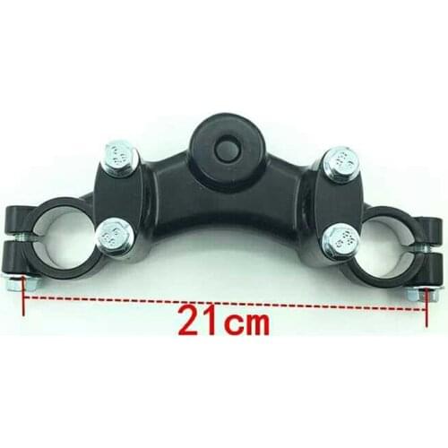 Motorcycle GN125 triangle steering wheel joint board on front fork column for Suzuki 125cc GN 125 direction faucet mount parts