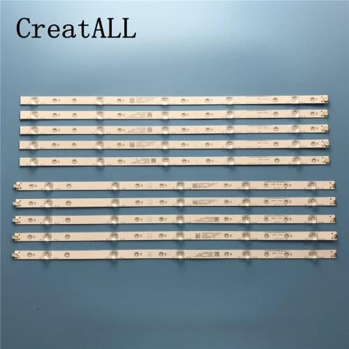LED Backlight strip 5+5 lamp For PHILIPS 55‘’ TV LB-GM3030-GJ0D22555X10AN22-R-1-H 55pus7304/12 55pus6704 55PUS7394 55PUS7504