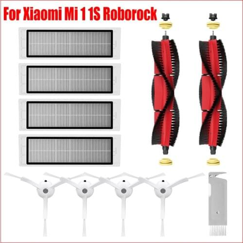 Robot Vacuum Cleaner Hepa Filter Side Roll Main Brush Mop Cloth Rag Parts For Xiaomi Mi 1 1S Roborock S5 S50 Max Accessories
