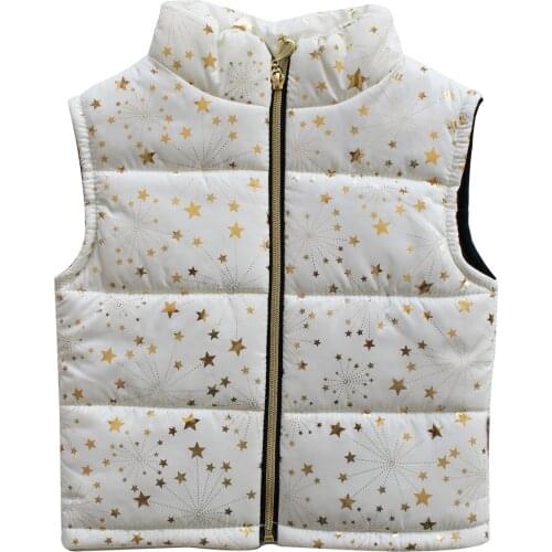 Yellow Star Cream Child Vest