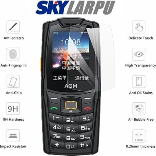 CellPhone Nano-Coated Tempered Glass Film For AGM M6 2.4''Inch HD Scratch Proof Protective Screen Soft Film Free Post