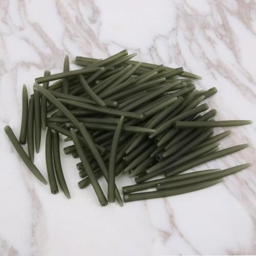 20-100pcs Terminal Carp Fishing Anti Sleeves Connect With Fishing Hook Sleeves Fish Tackle Pesca Iscas Accessories Tools