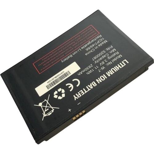 3.7V 1800mAh Li-ion Battery Suitable for Sierra Wireless Elevate 4G Aircard 753S wireless router battery W-1 Rechargeable Replac