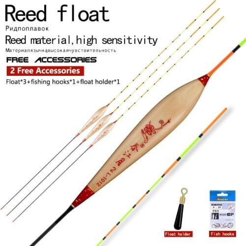 2020 Reed Fishing Floats Fresh Water Buoy Hard Tail Bobber Flotador Sensitive Stable Boya Fishing Floats Tool Tackle Accessories