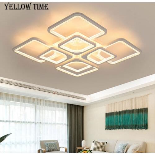 Acrylic Modern LED Chandeliers Indoor Lighting Fixtures For Living room Bedroom Dining room Study room Metal Ceiling Chandelier