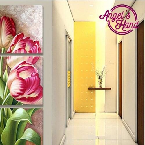 Rose 5D DIY Diamond Painting flower,Photo Custom Full Square diamond Embroidery Cross Stitch diamond Mosaic triptych Home Decor