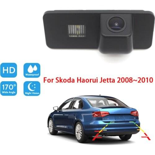 Car Reversing Rear View Camera For Skoda Haorui Jetta 2008 2009 2010 Full HD CCD Night Vision Reverse Parking Camera Waterproof