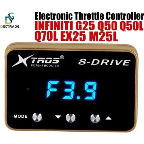 Car Electronic Throttle Controller Racing Accelerator Potent Booster For Infiniti G25 Q50 Q50L Q70L EX25 M25L Tuning Parts