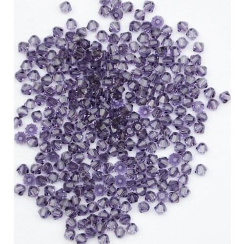 Free Shipping, 720pcs/Lot 3mm tanzanite color Chinese Top Quality Crystal Bicone Beads