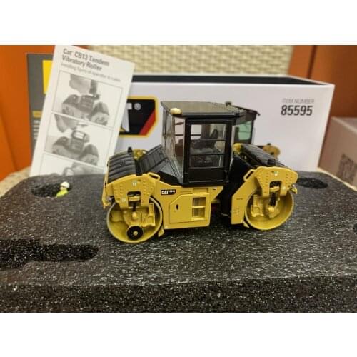 Caterpillar Cat CB13 Tandem Vibratory Roller-Cab 1:50 Scale Metal By DieCast Masters DM85595