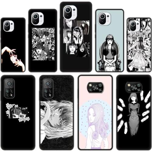 Unji Ito Fundas Shockproof Phone Case For Xiaomi Poco X3 NFC M3 Pro 9T 11 Note 10 10T Lite 5G Soft Cover Shell Coque Silicon TPU