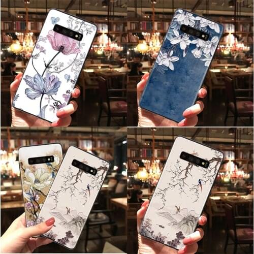 Flower 3D-Emboss Case For Samsung Galaxy M32 S11 S10e E Lite S6 S7 Edge S9 S8 Plus J5 2017 J6 J7 J4 Prime Plus J8 2017 2018 Case