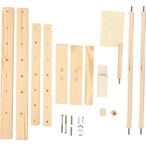 1pc Cross Stitch Holder Frame Wooden Cross Stitch Rack Adjustable Stand Cross Stitch Embroidery Tapestry Frame