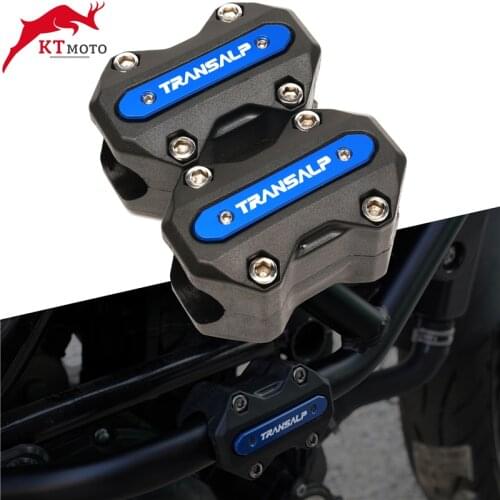 For Honda TRANSALP 600 650 700 XLV 600 650 700 Latest high quality Motorcycle Engine Protection Guard Bumper Decorative Block