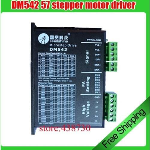 Original Leadshine DM542 M542C DM542S 57 Stepper Motor Driver M542 M542-05 controller driver board two-phase motor driver