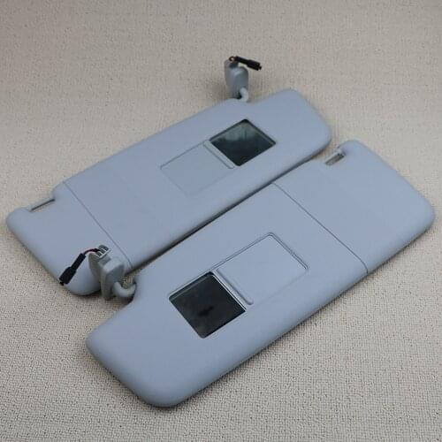Gray Sun Visor Sunvisor Left Right For Volkswagen Beetle 1998-2010 Golf Passat 1998-2005 B5 Superb 3B0857551 3B0857552