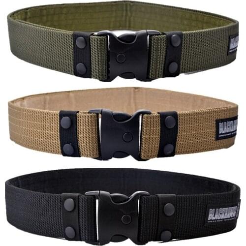 Canvas Tactical Belts For Men Women Military Fans Military Training Jungle Exploration Mountaineering External Width Belts