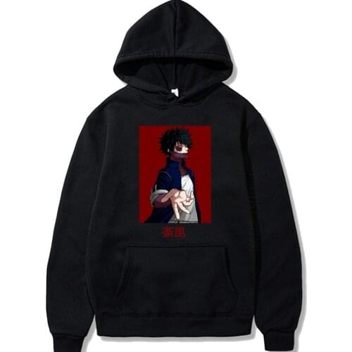 Dabi Boku No My Hero Academia Anime Hoodie Fashion Designer Streetwear Women Men Clothes Sweatshirt Fashion Designer Streetwear