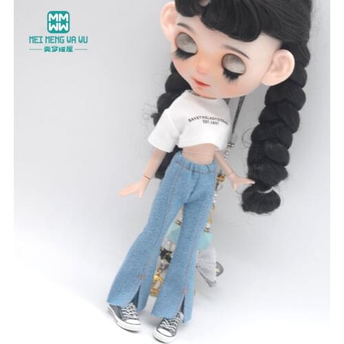 1pcs Blyth Doll Clothes fashion letter sweater, socks for Blyth Azone 1/6 doll accessories
