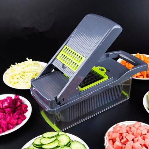 ZK20 Vegetable Vutter Kitchenware Slicer Fruit Potato Peeler Carrot Grater Kitchen accessories basket vegetable slicer
