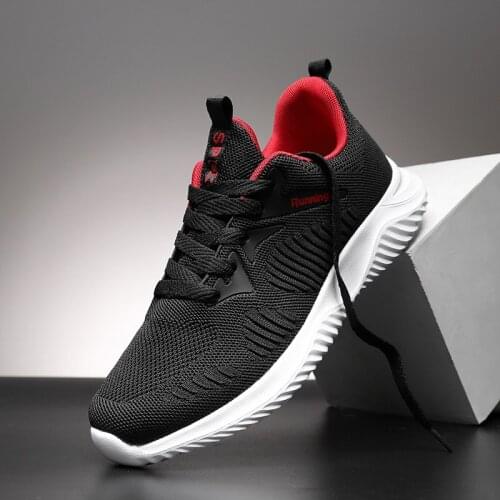 Zapatillas Sneakers Men Tennis Shoes New Air Mesh Mens Trainers Lightweight Sport Shoes Men Black Footwear Shoes Tenis Masculino