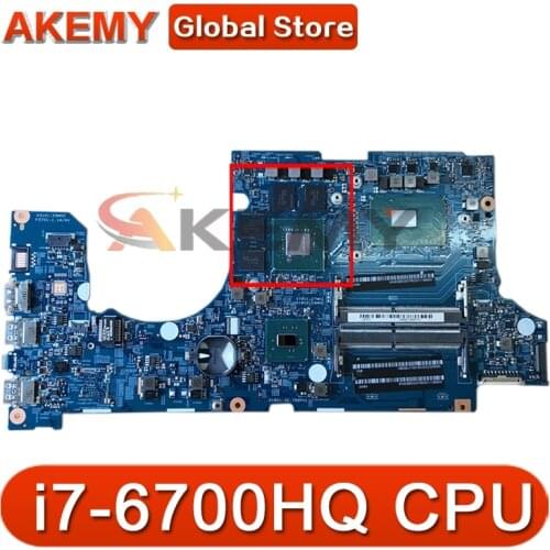Akemy laptop Motherboard For ACER Aspire VN7-592 i7-6700HQ Mainboard 15292-1 SR2FQ N16P-GX-A2 DDR4