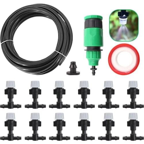 5-30m Garden Automatic Irrigation Set Micro-spray Irrigation System Gardening Watering Indoor Cooling and Dust Removal Device