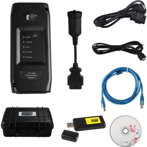 The Newest CAT ET3 Adapter III Wireless Professional Truck Diagnostic Tool Communication Connection By wifi or USB
