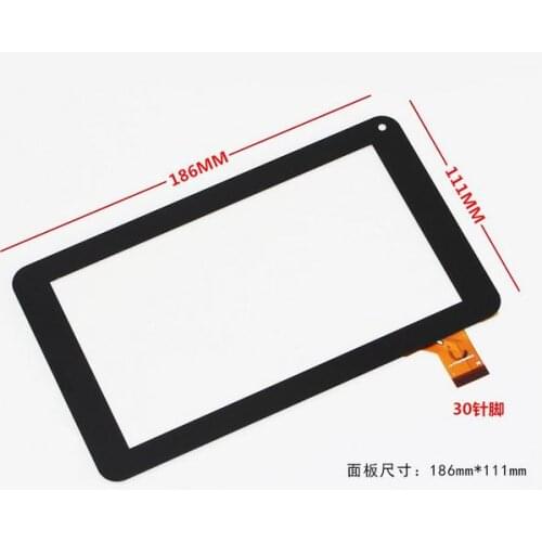 White/black New Touch screen Digitizer Bliss Func Happy Pro-01 Tablet Outer Touch panel Glass Sensor replacement FreeShipping
