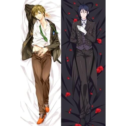 NEW Japanese Anime Black Butler Pillow Covers For Gay Dakimakura Case Double-sided Bedding Hugging Body Pillowcase For GItfs