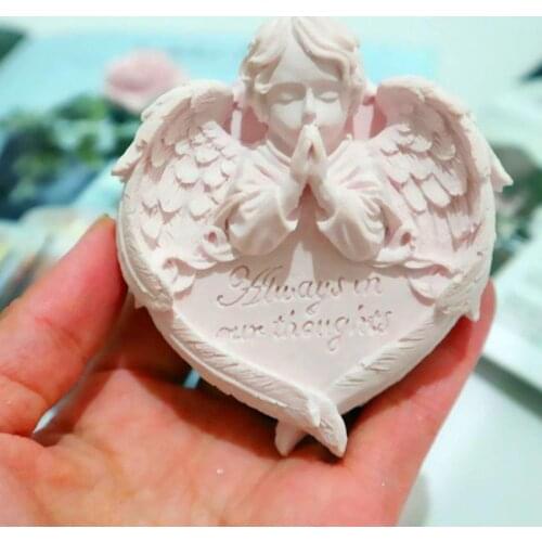 Angel Wings Love Heart Prayer Silicone Resin Mold Epoxy Resin DIY Jewelry Tools Dried Flower Resin Decorative DIY Hand Crafts