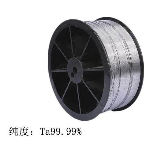Tantalum Wire 4N Ta High Purity 99.99% for Research and Development Element Metal Diameter 0.2/0.3/0.5/0.8/1.0/1.5/2.0/3.0mm