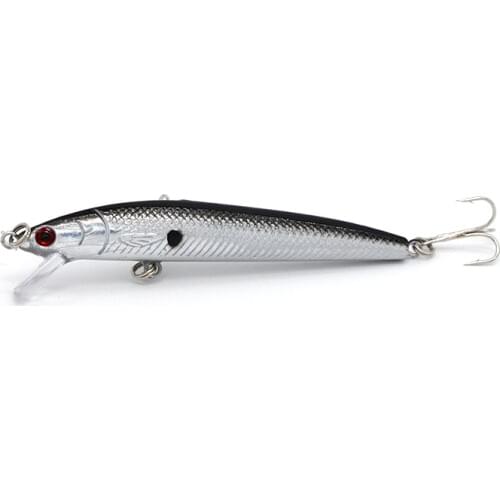 High Quality 1Pcs 9.5cm 7.9g River Pesca Artificial Hard Baits Minnow Fishing lure Wobblers Tackle Bass Swimbait Iscas Laser