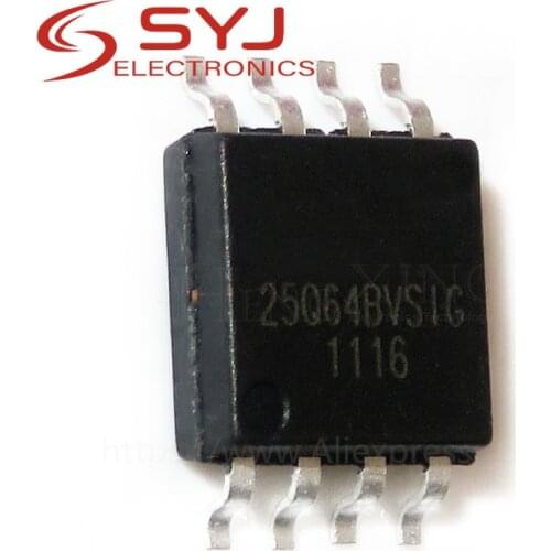 1pcs/lot W25Q64BVSIG 25Q64BVSSIG 25Q64BVSIG 25Q64 BVSIG W25Q64 SOP-8 In Stock