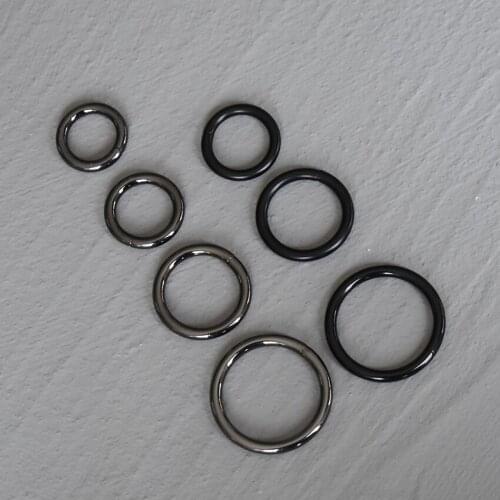 50 Pcs 15mm/20mm/25mm/30mm belt buckle O Ring Leather Bag Belt Strap Dog Chain Buckle Snap Clasp Clip Bag Parts Accessories