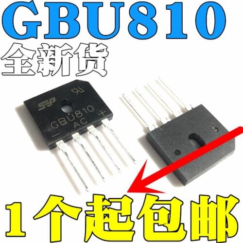 6 pçs/lote GBU810 8A 1000V SEPIn Estoque