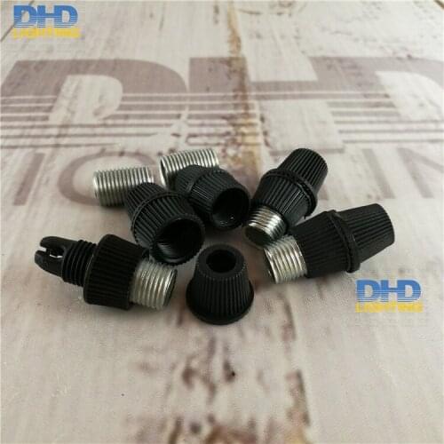 Free shipping 20pcs/50pcs/100pcs plastic short item grips for wire lock suit with 10M screw threaded tubes 15mm