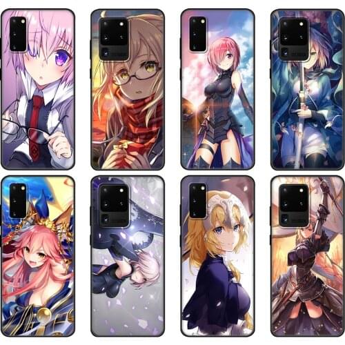 Black tpu Case For Samsung galaxy S20 /S20 PLUS/S20 ultra/S20+ /S20FE back cover Fate Grand Order Anime