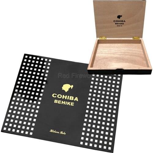 COHIBA BEHIKE 52 54 56 Piano Finish Cedar Wood Cigar Cigarette Humidor Cabinet Tobacco Storage Smoking Gadget Collection Box