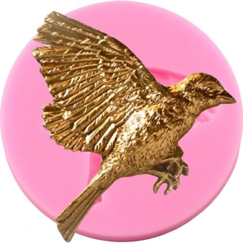 DIY Sugarcraft Birds Silicone Mold Fondant Mold Cake Decorating Tools Candy Clay Chocolate Gumpaste Molds Resin Clay Soap Moulds