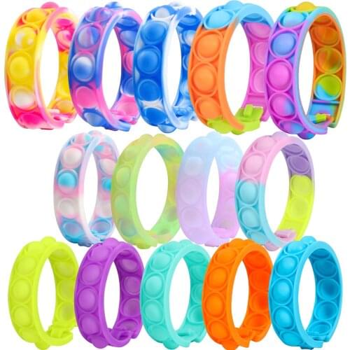 Guffo Fidget Toys, Stress Reliever Sensory Silicone Squ-eeze Toys With Simpl Dimmer Dimple For Kids Adults Autism Decompression