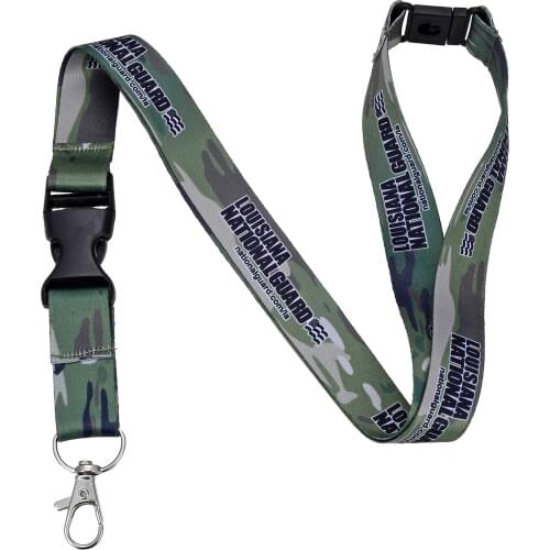 Any quantity to Order Personalized Army print Camo Lanyards for business retractable neck lanyards custom printed