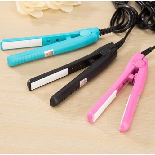 Mini Ceramic Hair Straightener Curler Flat Iron Curling Iron Curly Hair Iron Hair Straightener Brush Flat Iron Styling Tool